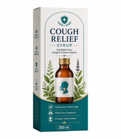 Custom syrup packaging box with premium printed pharmaceutical carton packaging