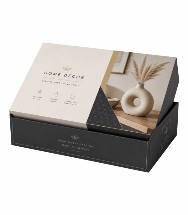 Home Decor Boxes manufactured by Pramukh Packaging using premium duplex board with custom offset printing for decorative and home decor products